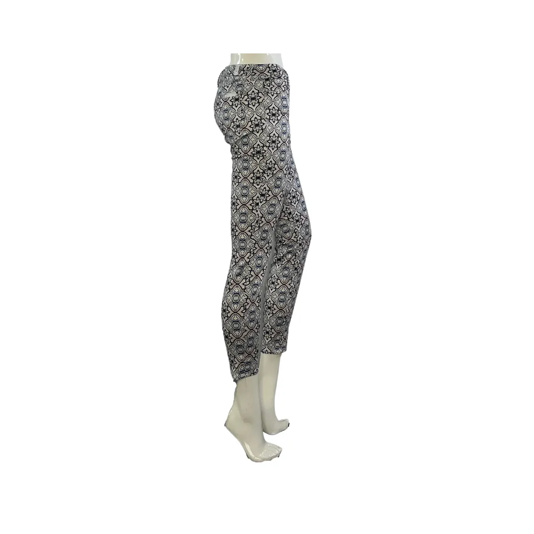 7 For All Mankind Pants Mosaic Pattern Dark Blue Size 29 SKU 000015