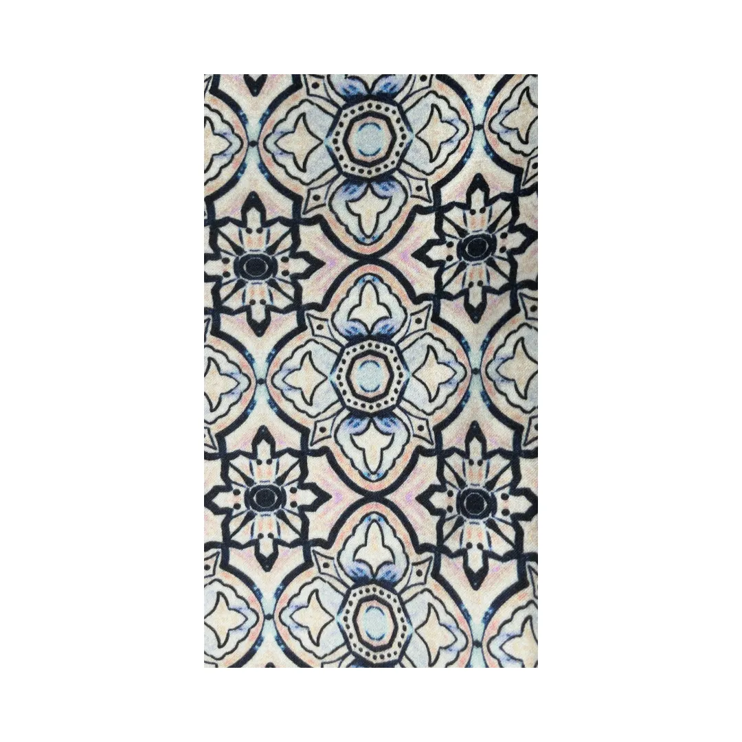7 For All Mankind Pants Mosaic Pattern Dark Blue Size 29 SKU 000015