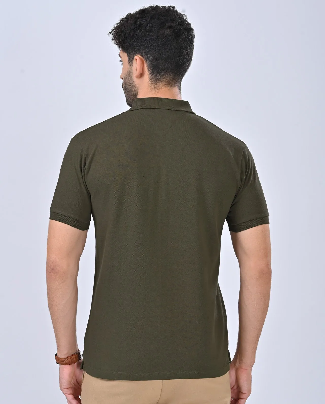 Aero Cargo Olive Green Polo T-Shirt