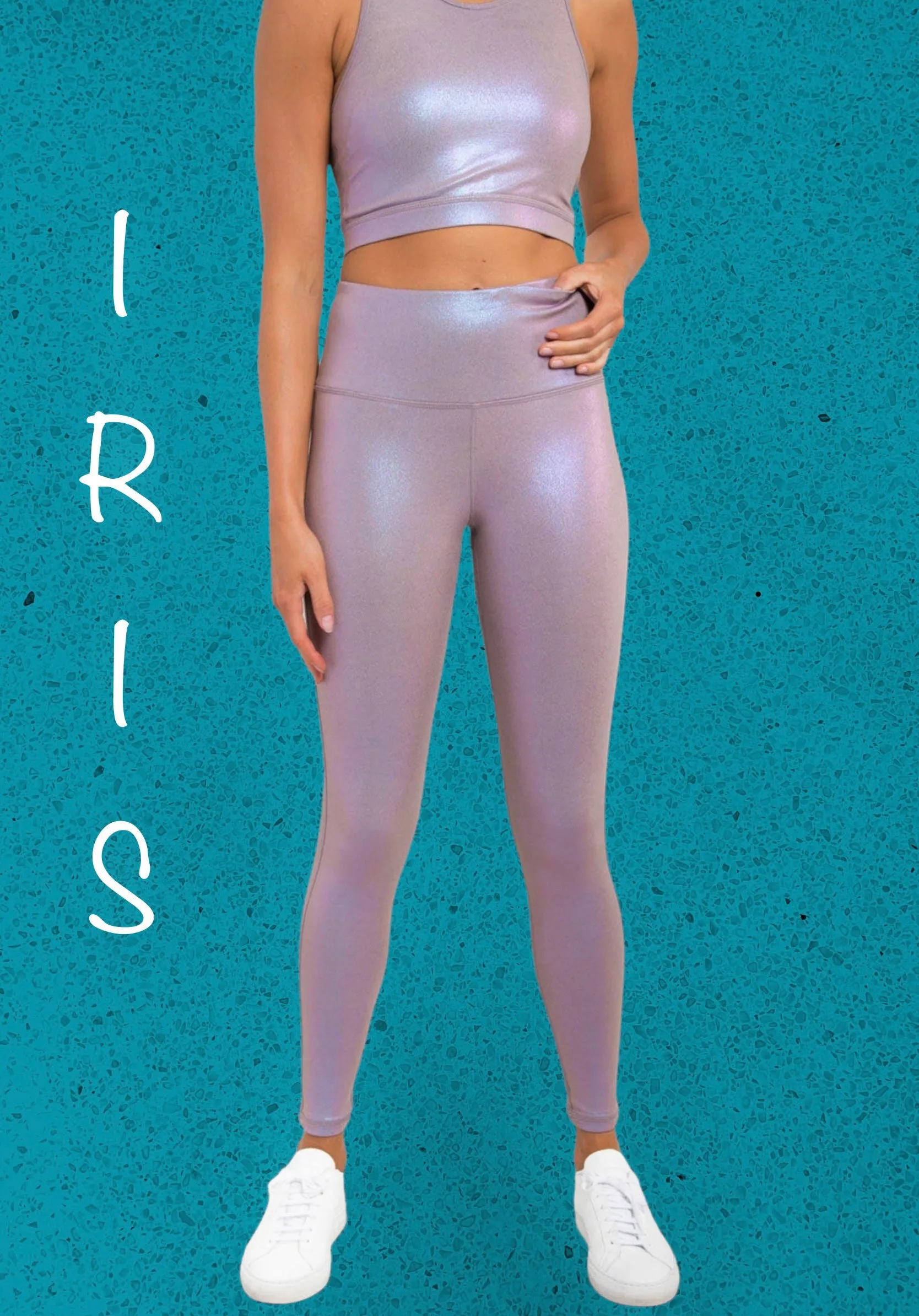 “All About That Bass” Pearlescent Holo Foil Leggings