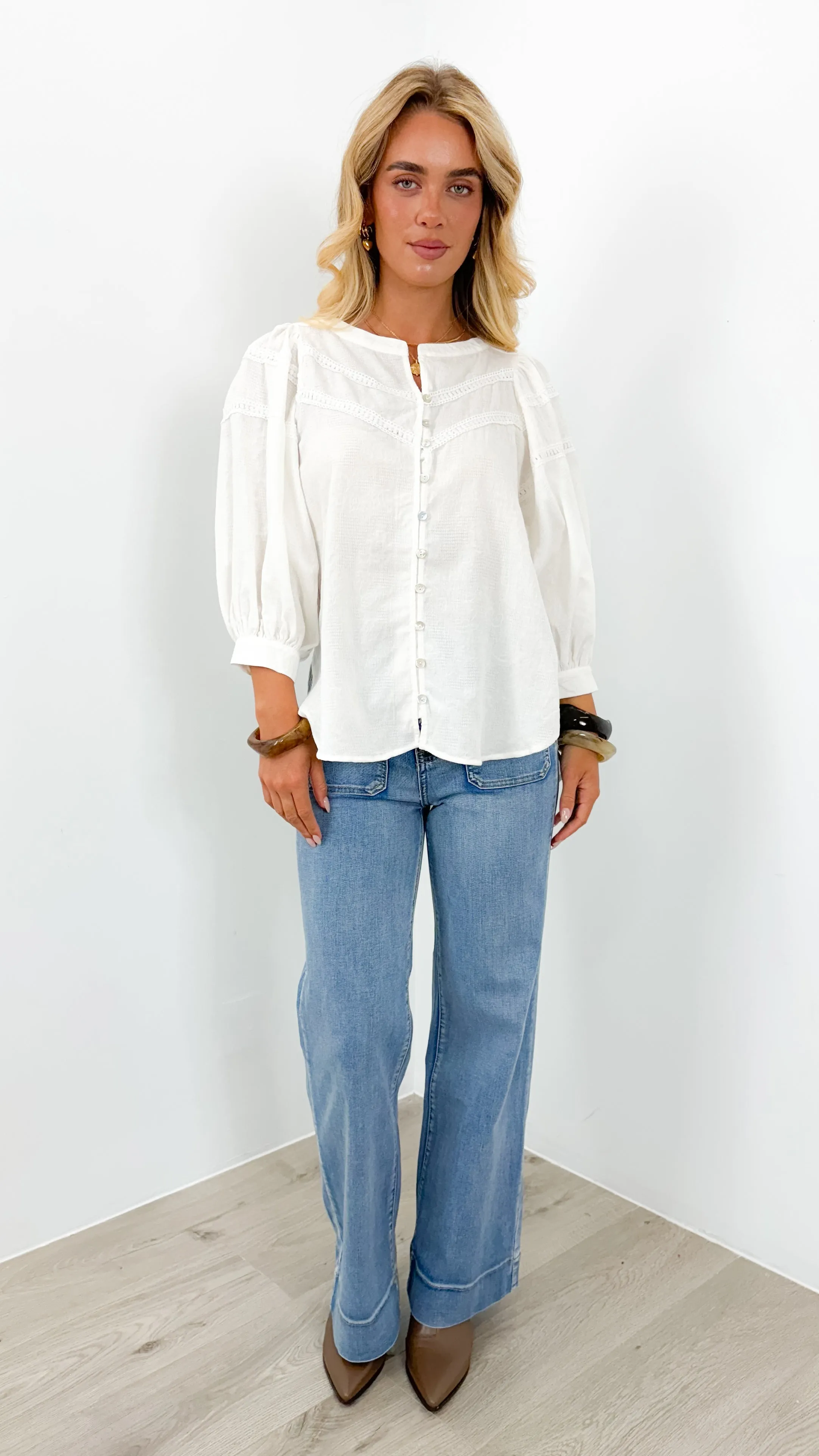 BOHEME BLOUSE - WHITE
