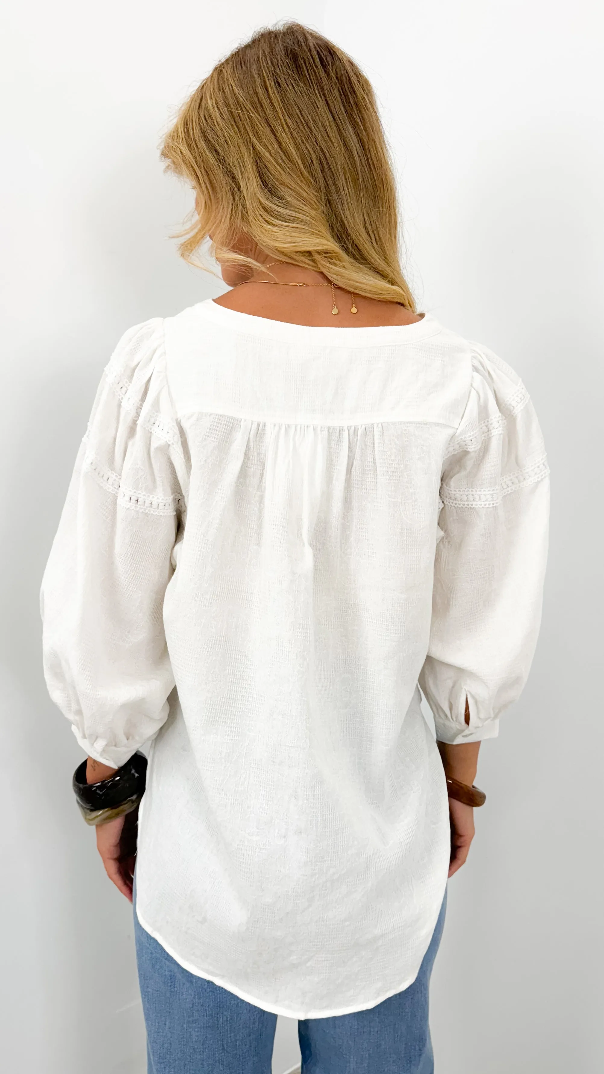 BOHEME BLOUSE - WHITE