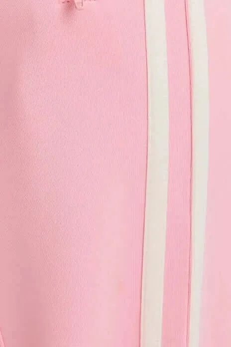 Bow Detail Track Pants - Pink