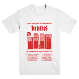 BRUTUS "EU Summer Festivals '24 - White" T-Shirt