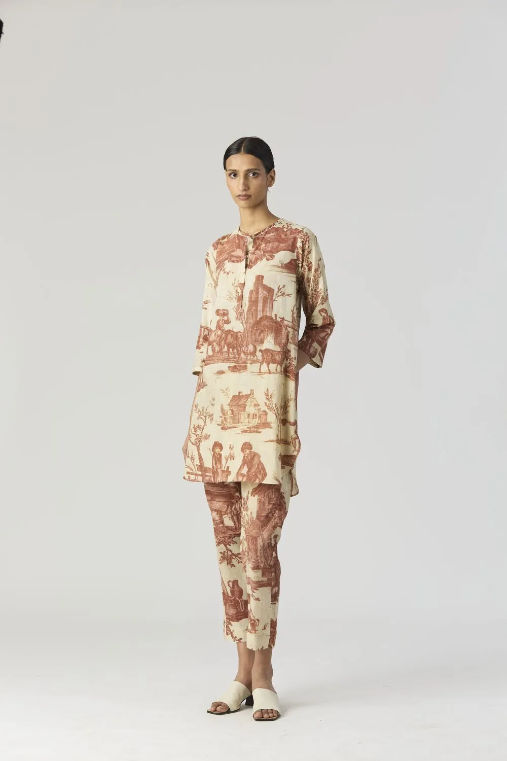 CABRIDET SHORT KURTA SET
