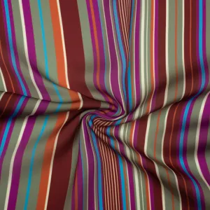 Carlin Multicolour Striped Polyester