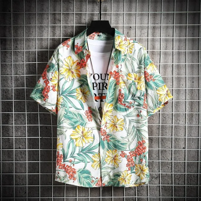 Casual Floral Beach Shirt
