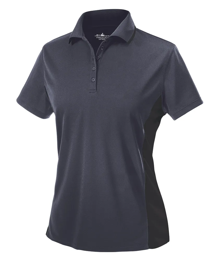 Charles River Women's Color Blocked Wicking Polo