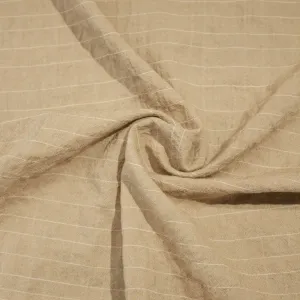 Charly Beige Striped Wool