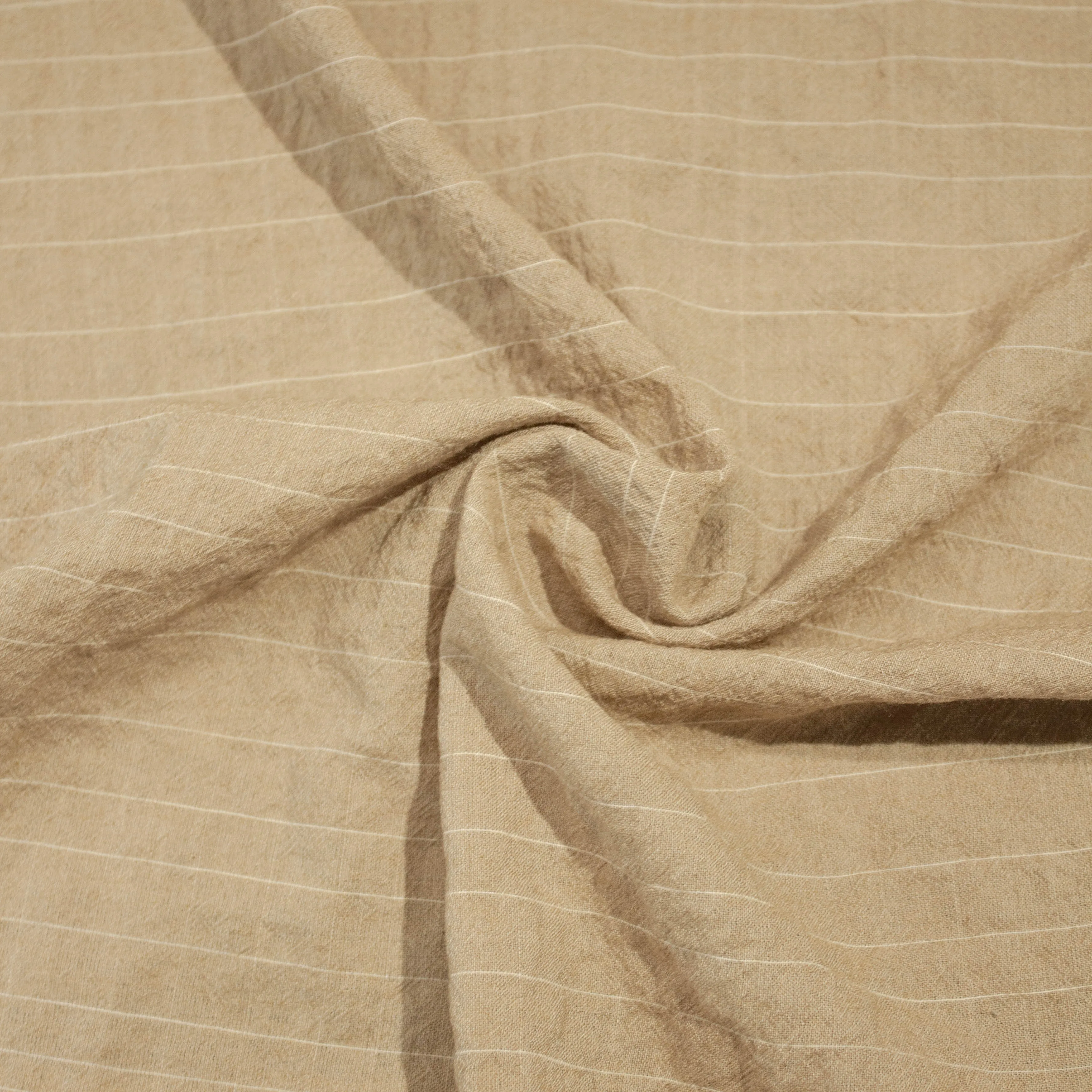 Charly Beige Striped Wool