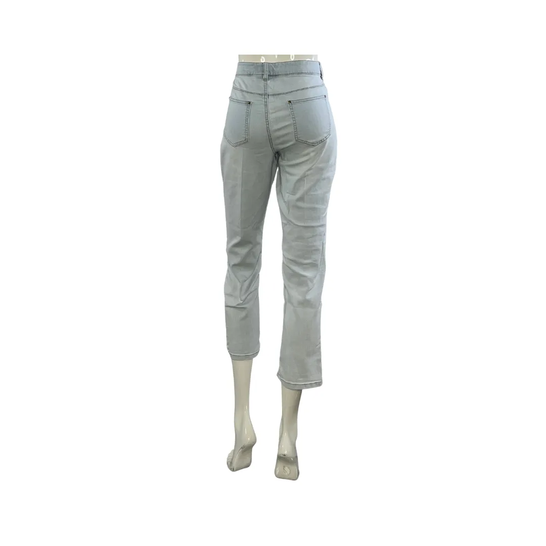 Chico's  Crop Denim Jeans Jegging Light Blue Size 1 SKU 000015