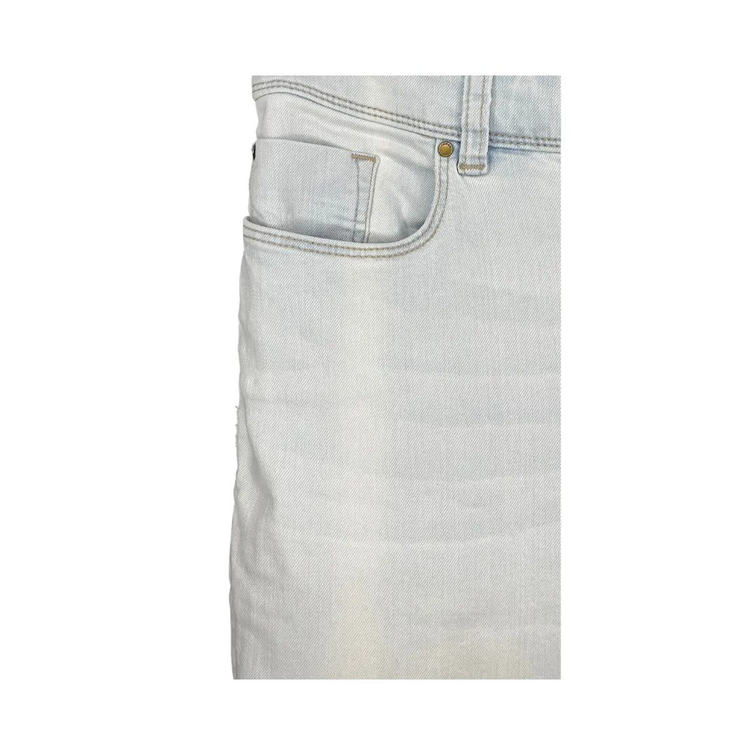 Chico's  Crop Denim Jeans Jegging Light Blue Size 1 SKU 000015