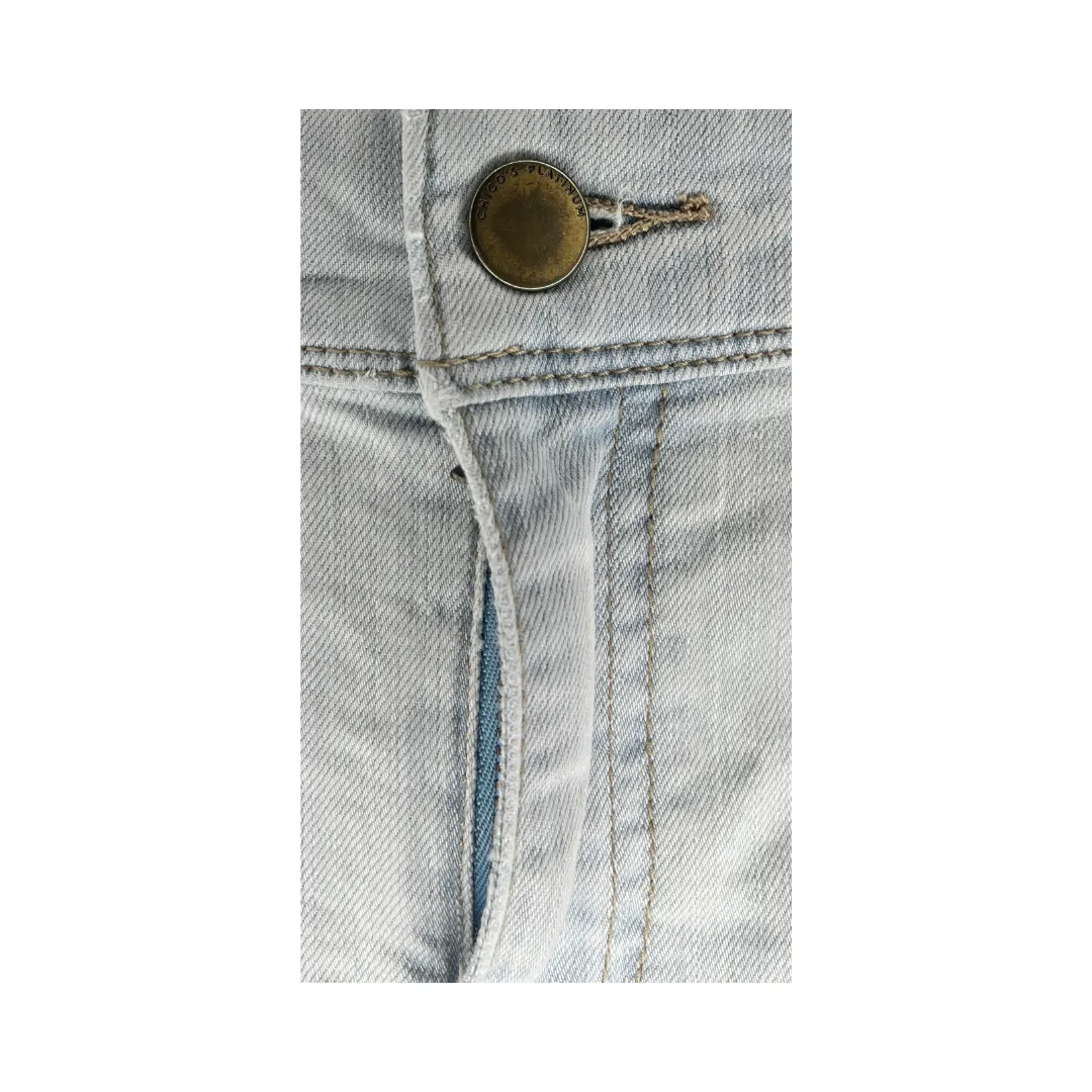 Chico's  Crop Denim Jeans Jegging Light Blue Size 1 SKU 000015