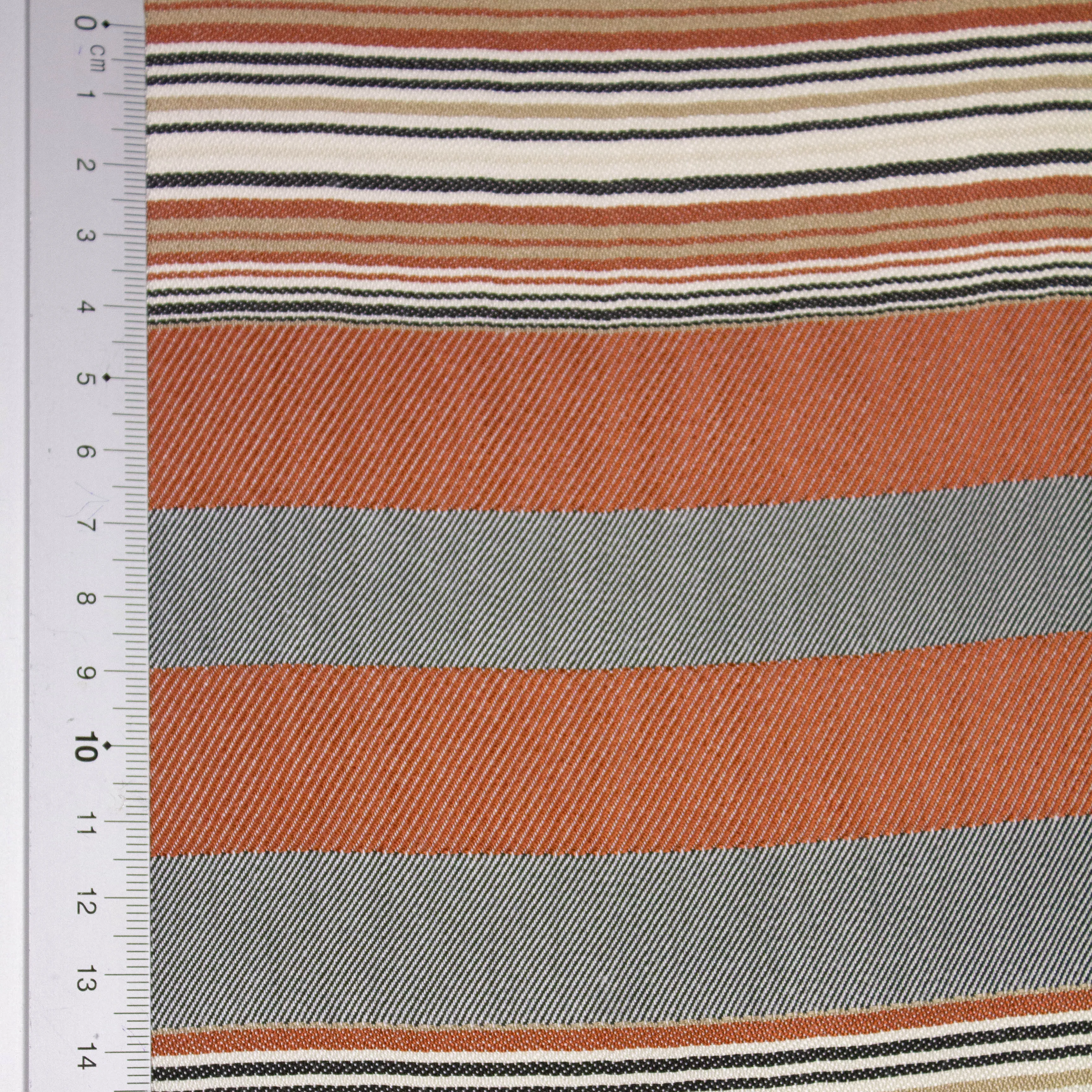 Christop Multicolor Striped Acetate SHOWROOM SAMPLE 34CM X 60CM