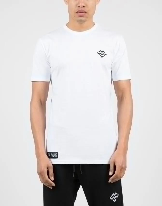 Classic Fitted T-Shirt (white/black)