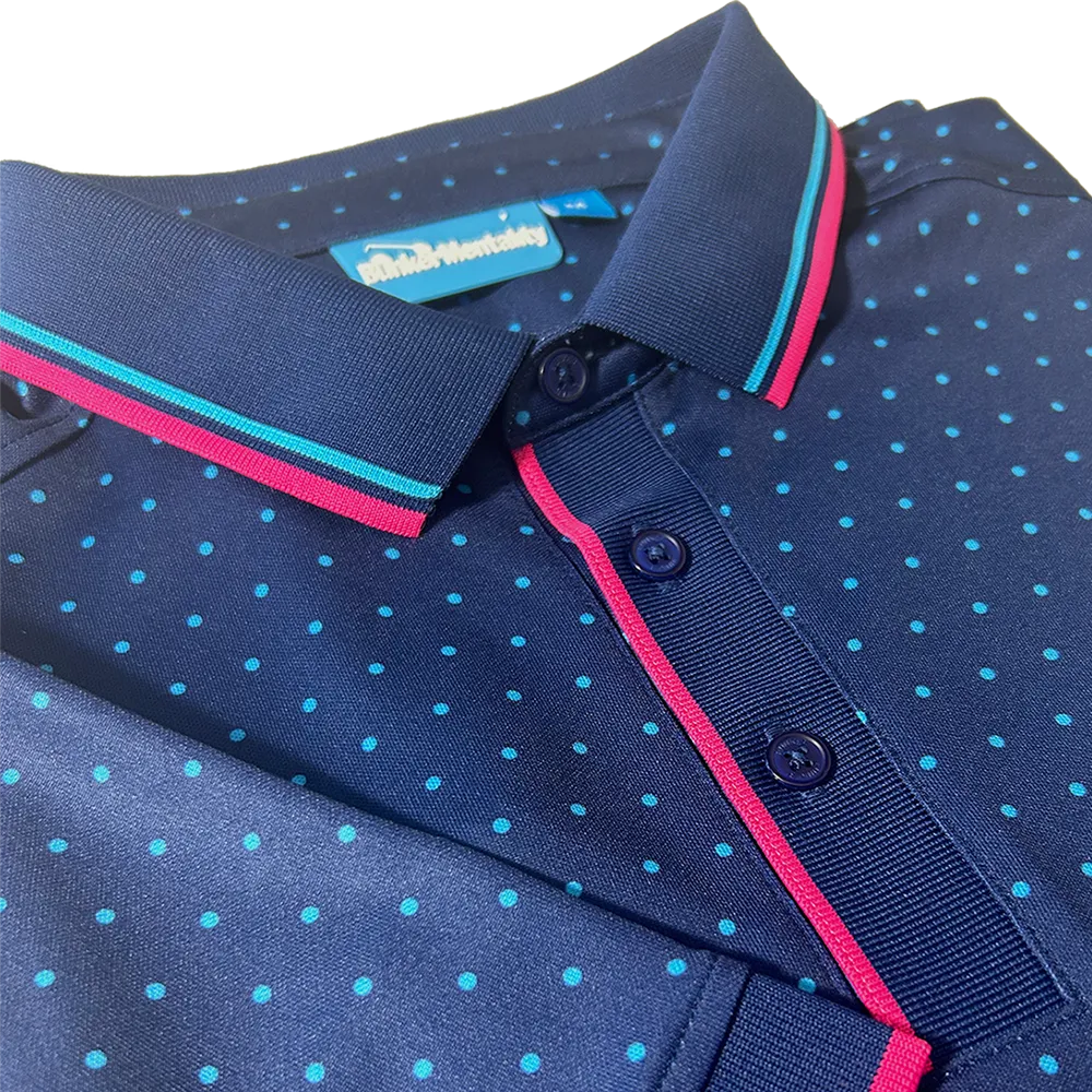 CMAX Polka Dot Polo Bundle - Navy & Khaki