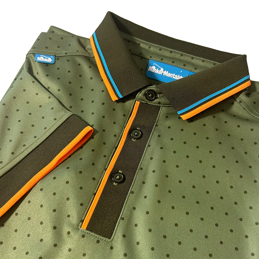 CMAX Polka Dot Polo Bundle - Navy & Khaki