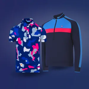 Colour Block Camo Navy Bundle