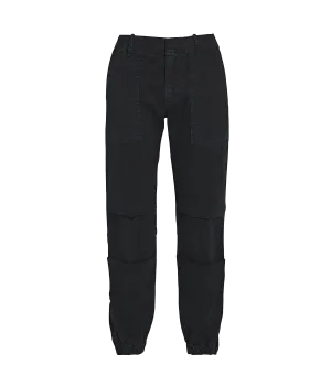 Cropped Military Pant in Carbon