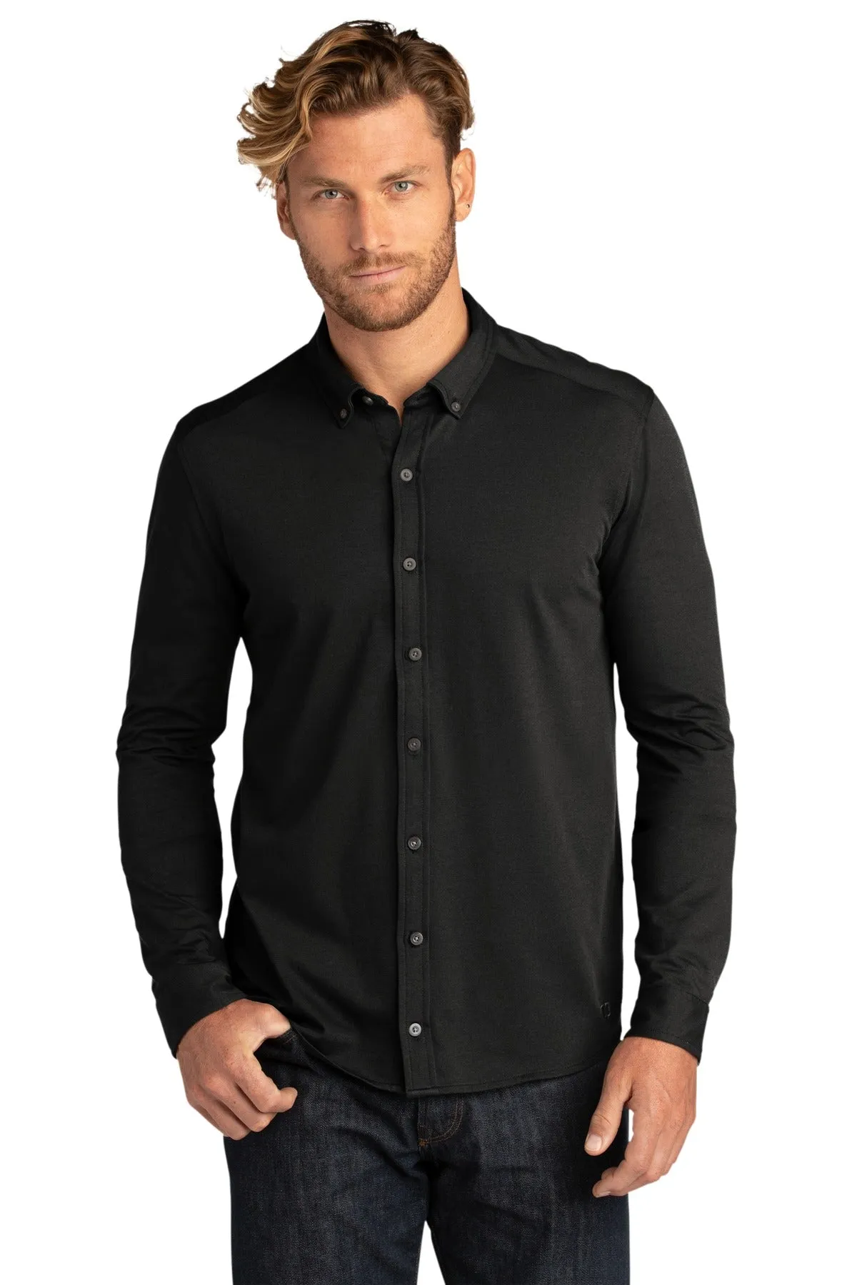 Custom Embroidered - OGIO ®  Code Stretch Long Sleeve Button-Up. OG145