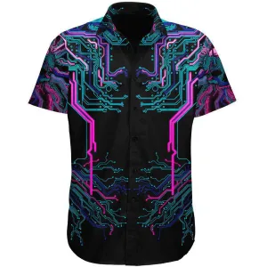 Cyber Button Up Shirt - Limited