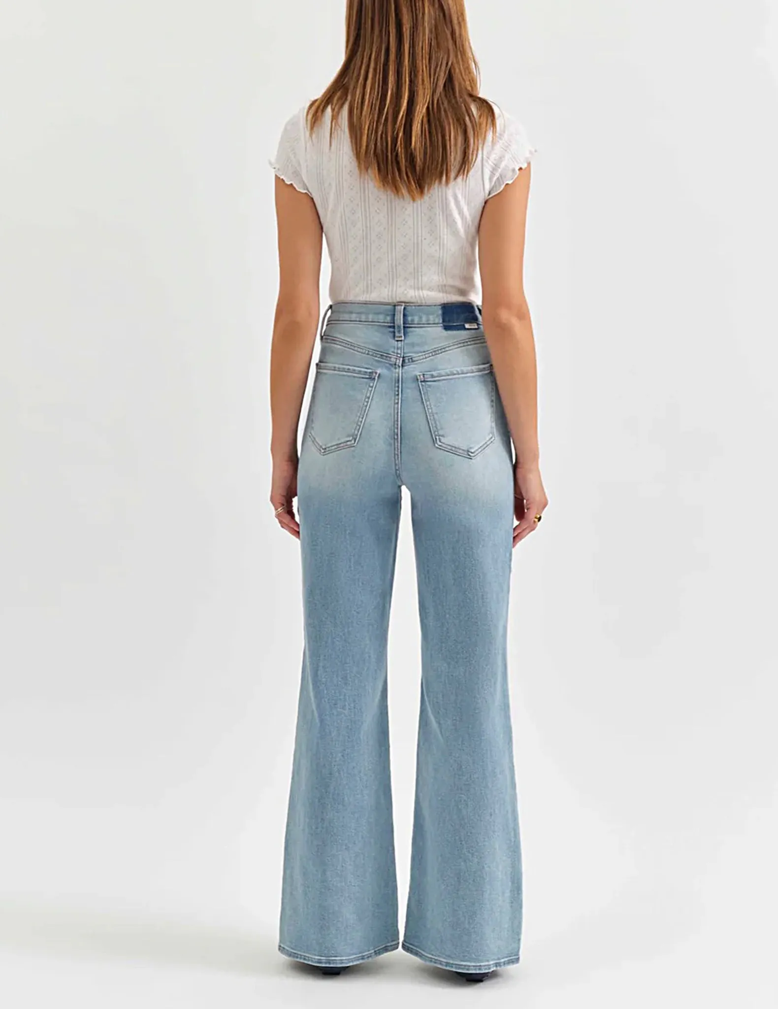 Daze Far Out High Rise Wide Leg Jeans