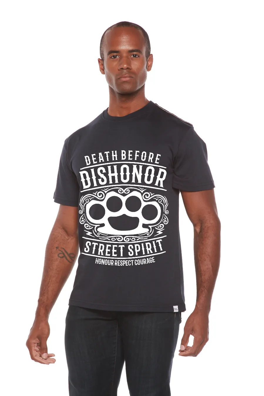 Death Before Men's Bamboo Viscose/Organic Cotton Short Sleeve Graphic T-Shirt