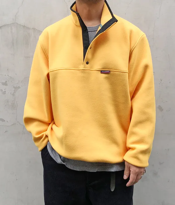 DESCENDANT/HUMMING FLEECE PULLOVER (YELLOW)