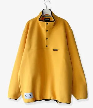 DESCENDANT/HUMMING FLEECE PULLOVER (YELLOW)