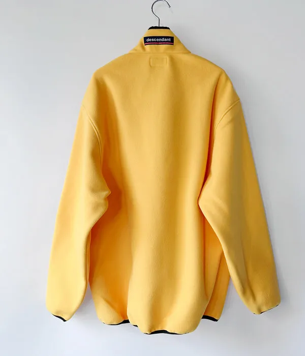 DESCENDANT/HUMMING FLEECE PULLOVER (YELLOW)