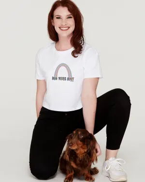 Dog Vibes Only Crop T-Shirt