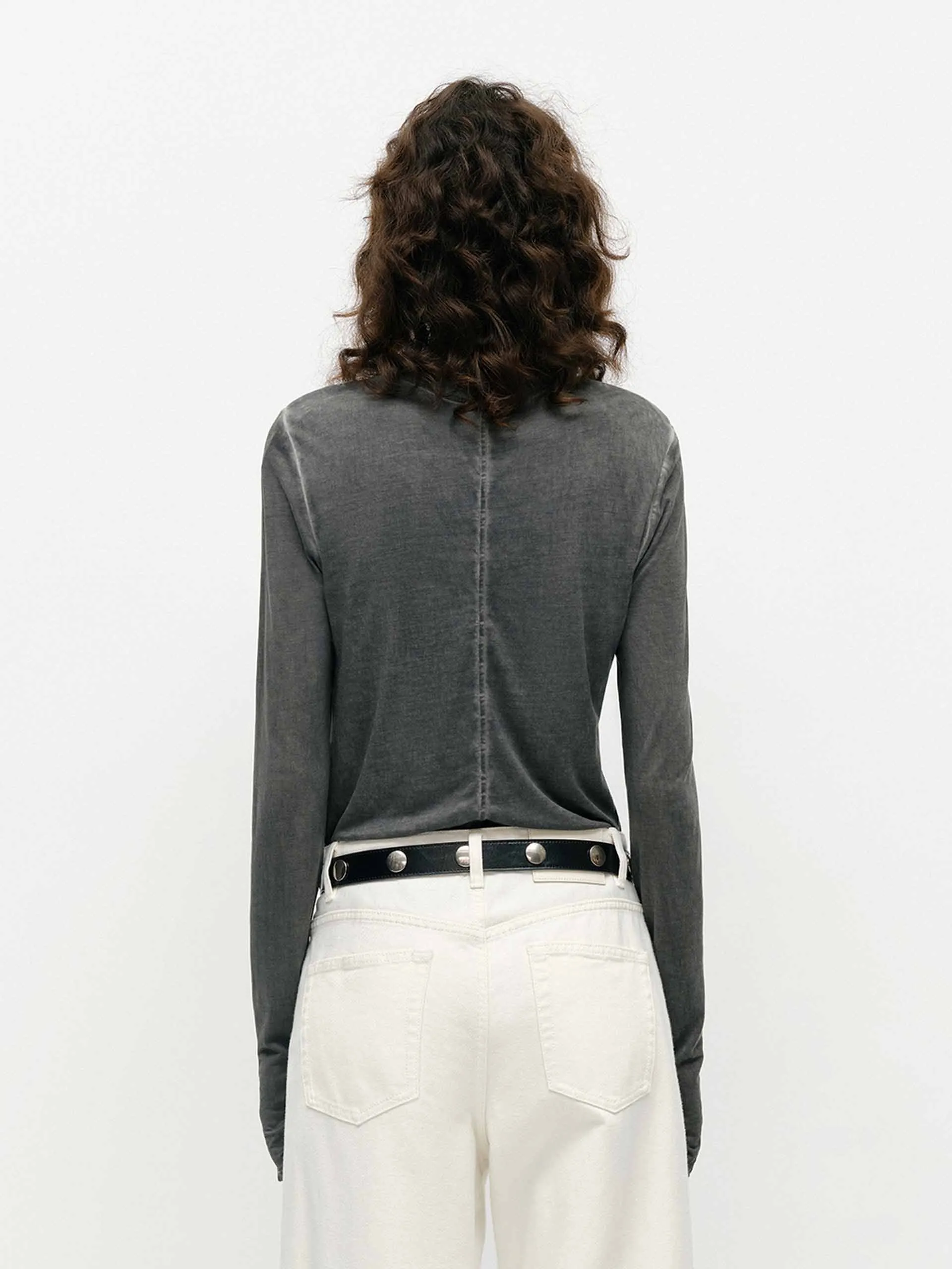 Dyed Wash Fitted T-shirt