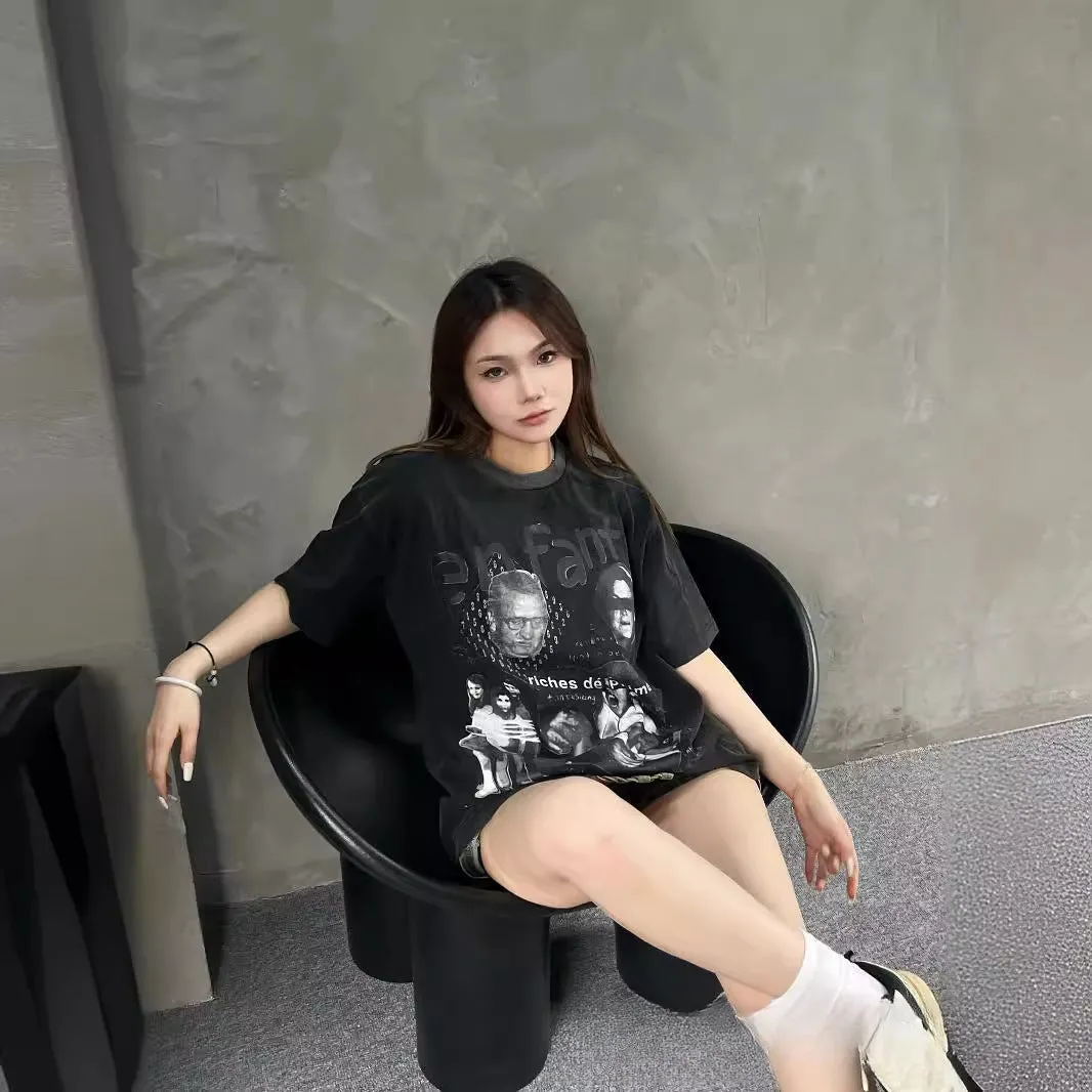 ERD T Shirts Summer Summer Loose T-shirt