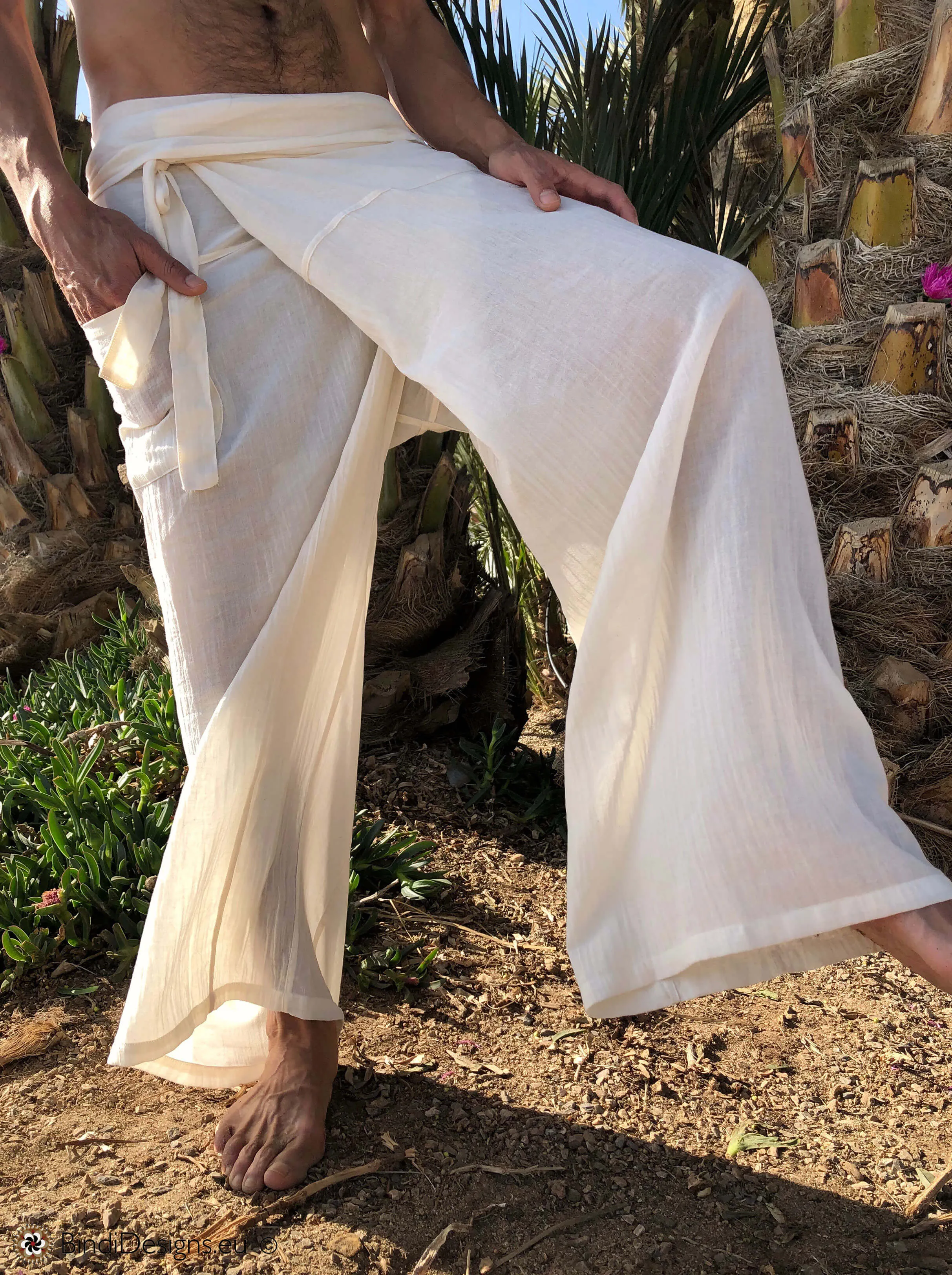 Extra Light Natural Cotton Thai Fisherman Pants