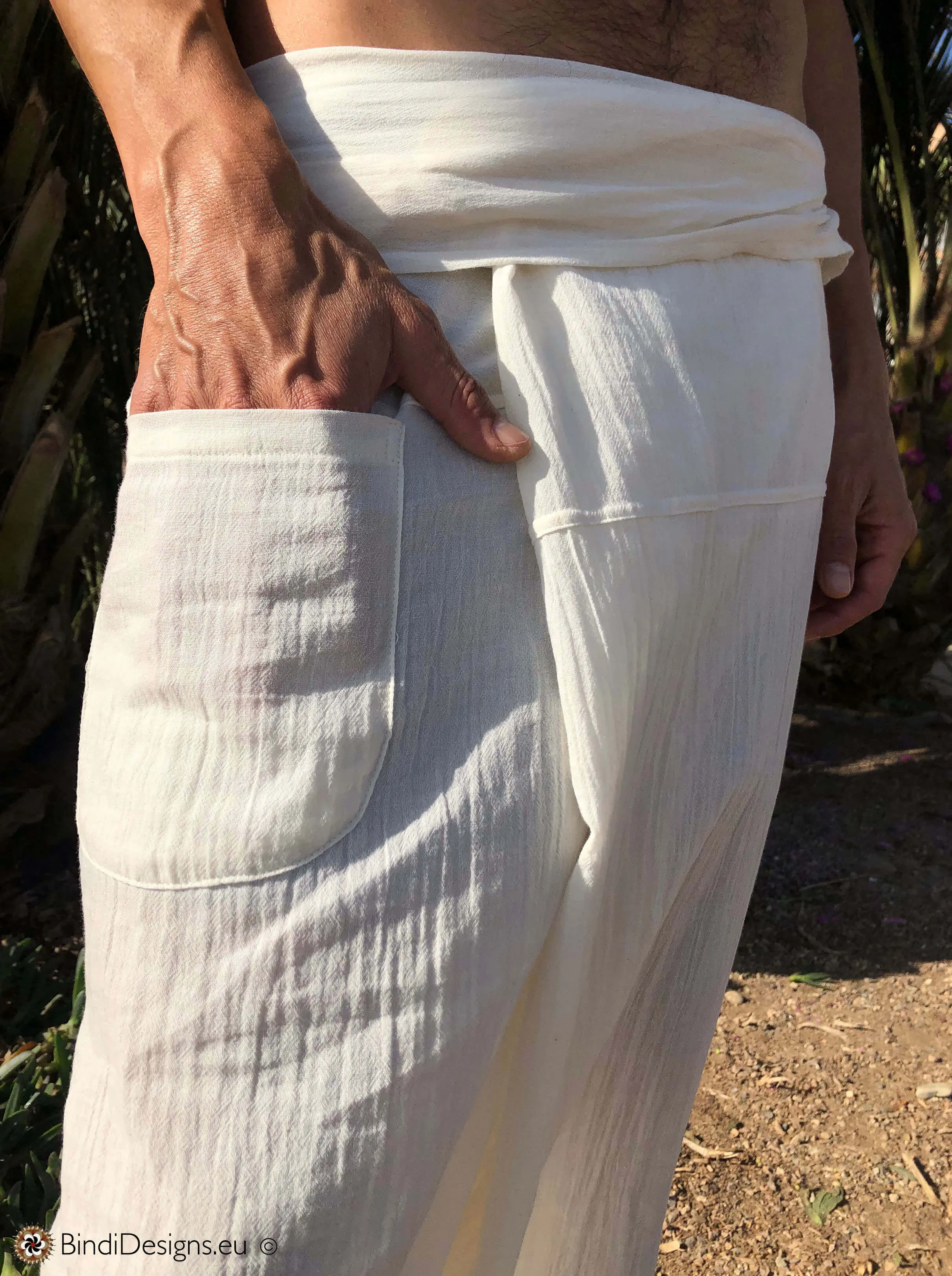 Extra Light Natural Cotton Thai Fisherman Pants