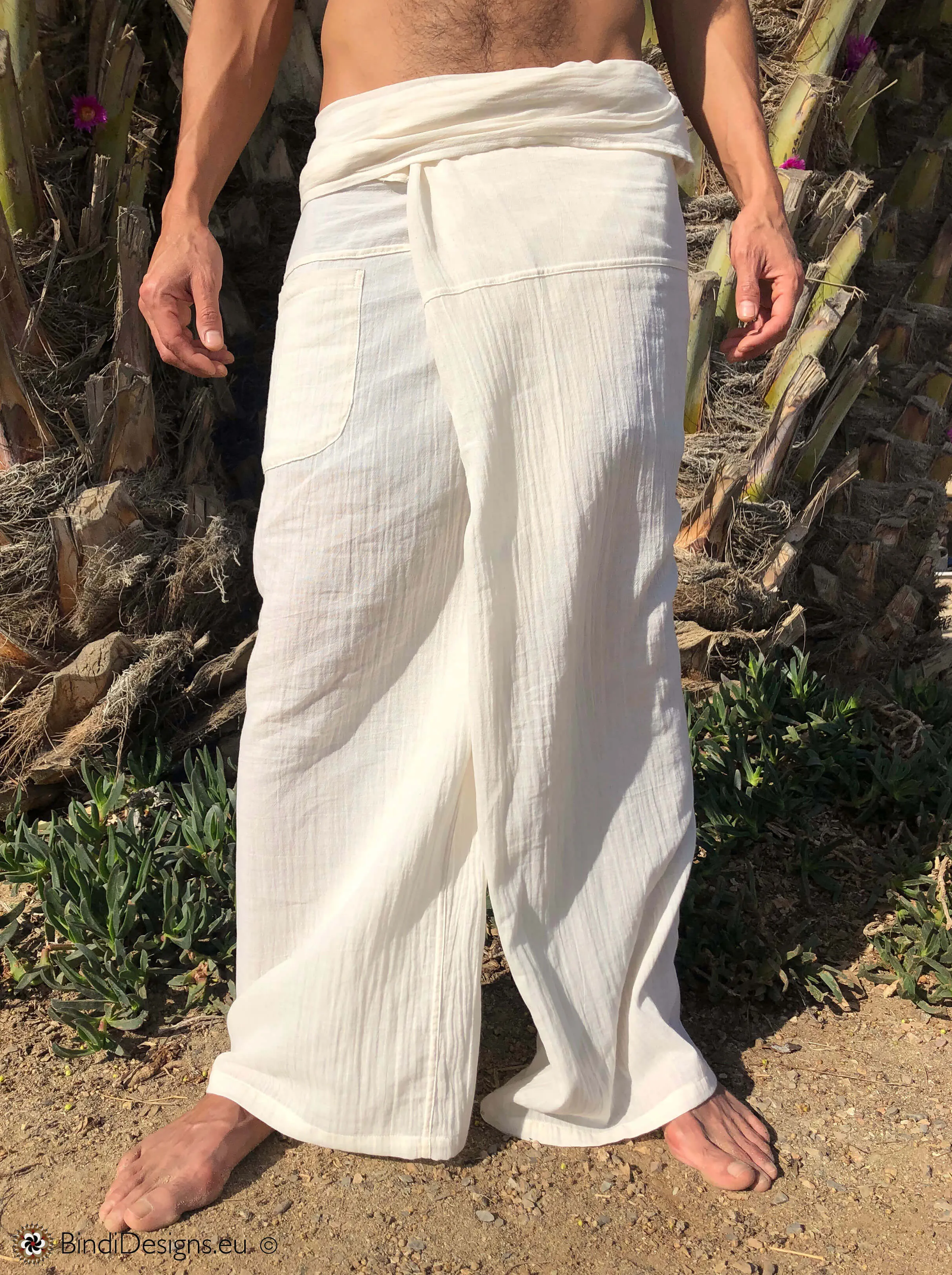 Extra Light Natural Cotton Thai Fisherman Pants