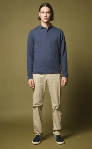 Hartford Cotton Twill Tobby Pant in Dune