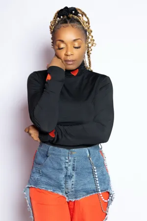Heart Pieces Long Sleeve Shirt