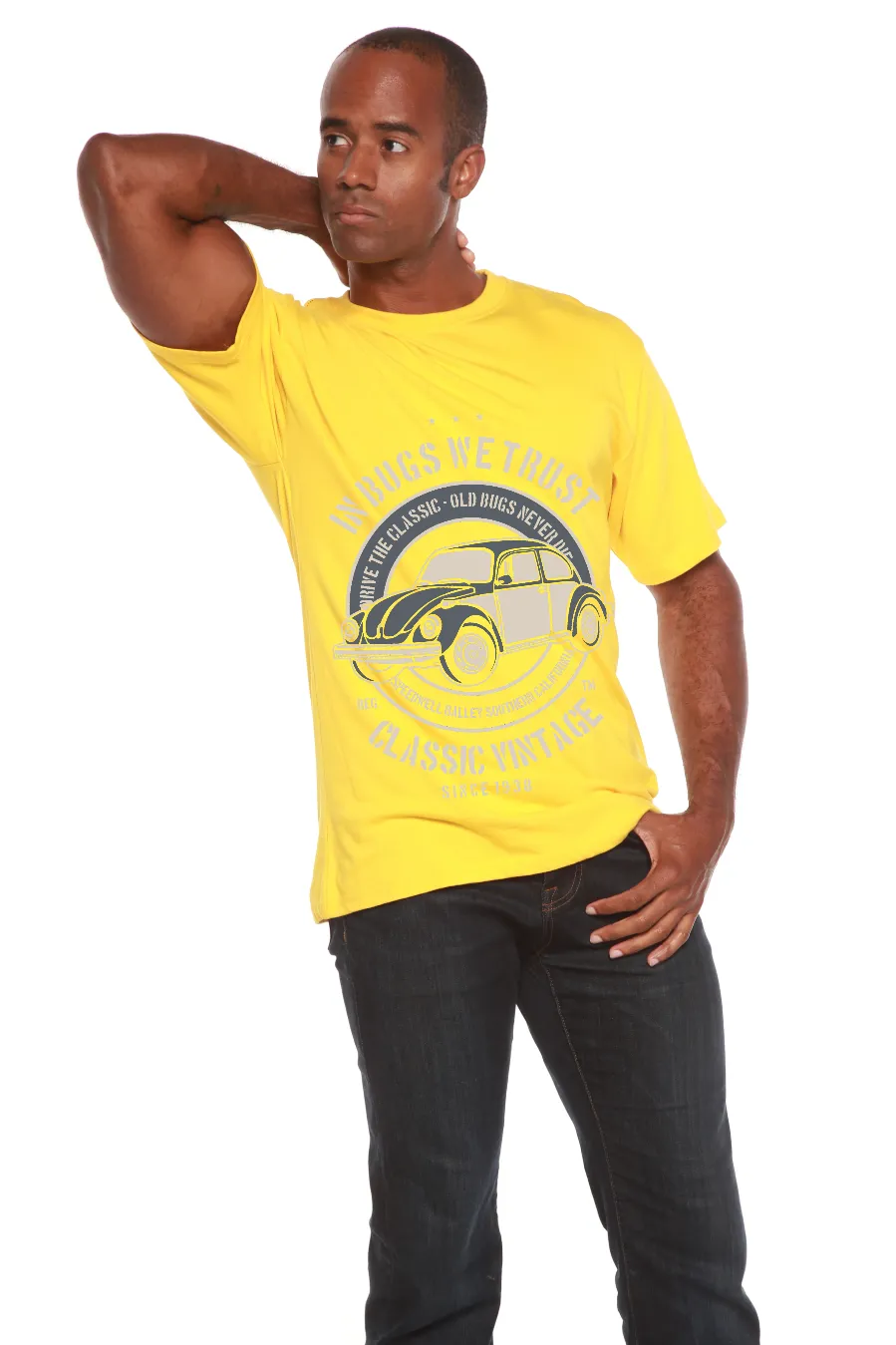 In Bugs We Men's Bamboo Viscose/Organic Cotton Short Sleeve Graphic T-Shirt