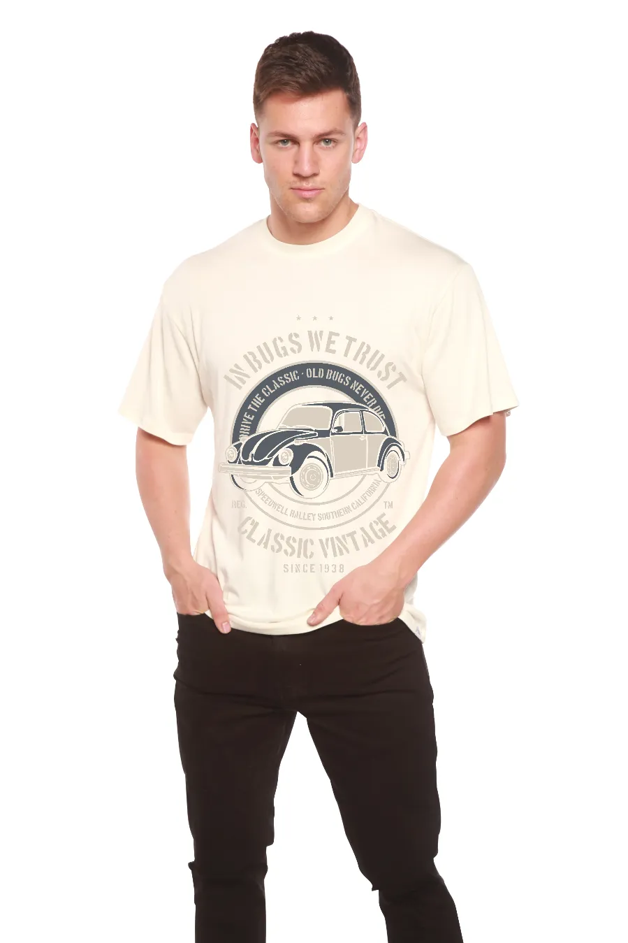 In Bugs We Men's Bamboo Viscose/Organic Cotton Short Sleeve Graphic T-Shirt