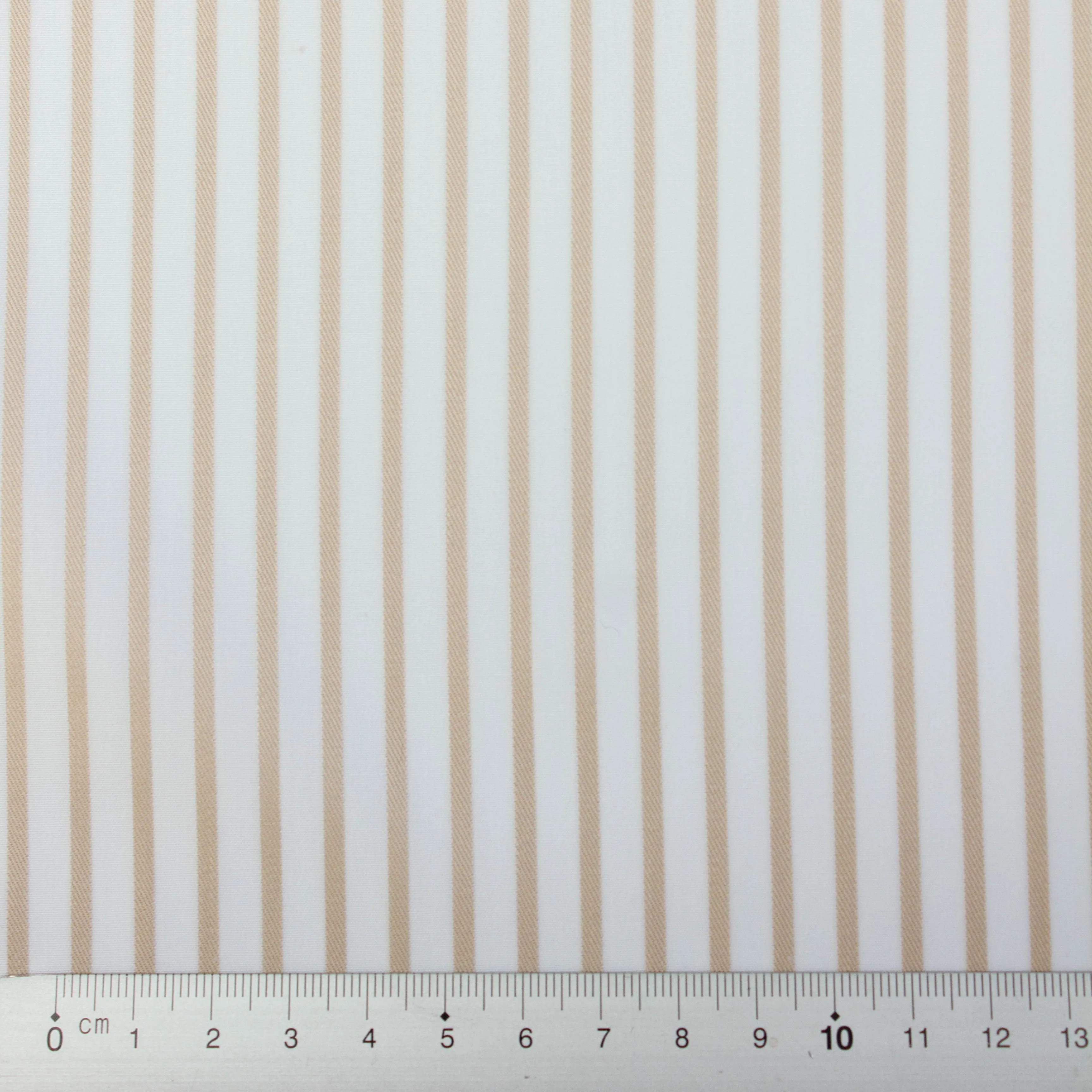 John Beige Striped Cotton SHOWROOM SAMPLE 34CM X 60CM
