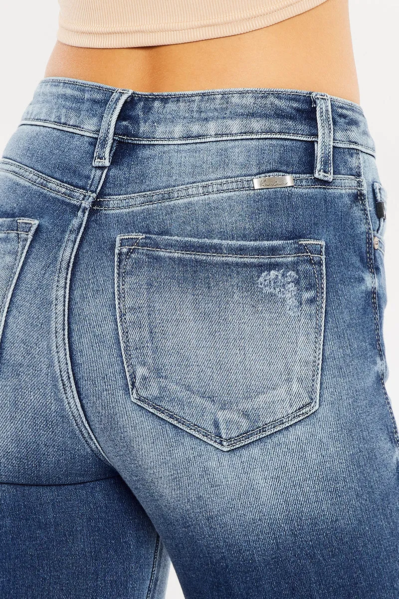 Kancan - GENEVA HIGH RISE ANKLE SKINNY JEANS - KC9167QM-NV