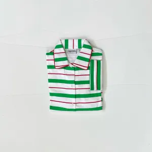 Knit Button Up Shirt - Multi Stripe
