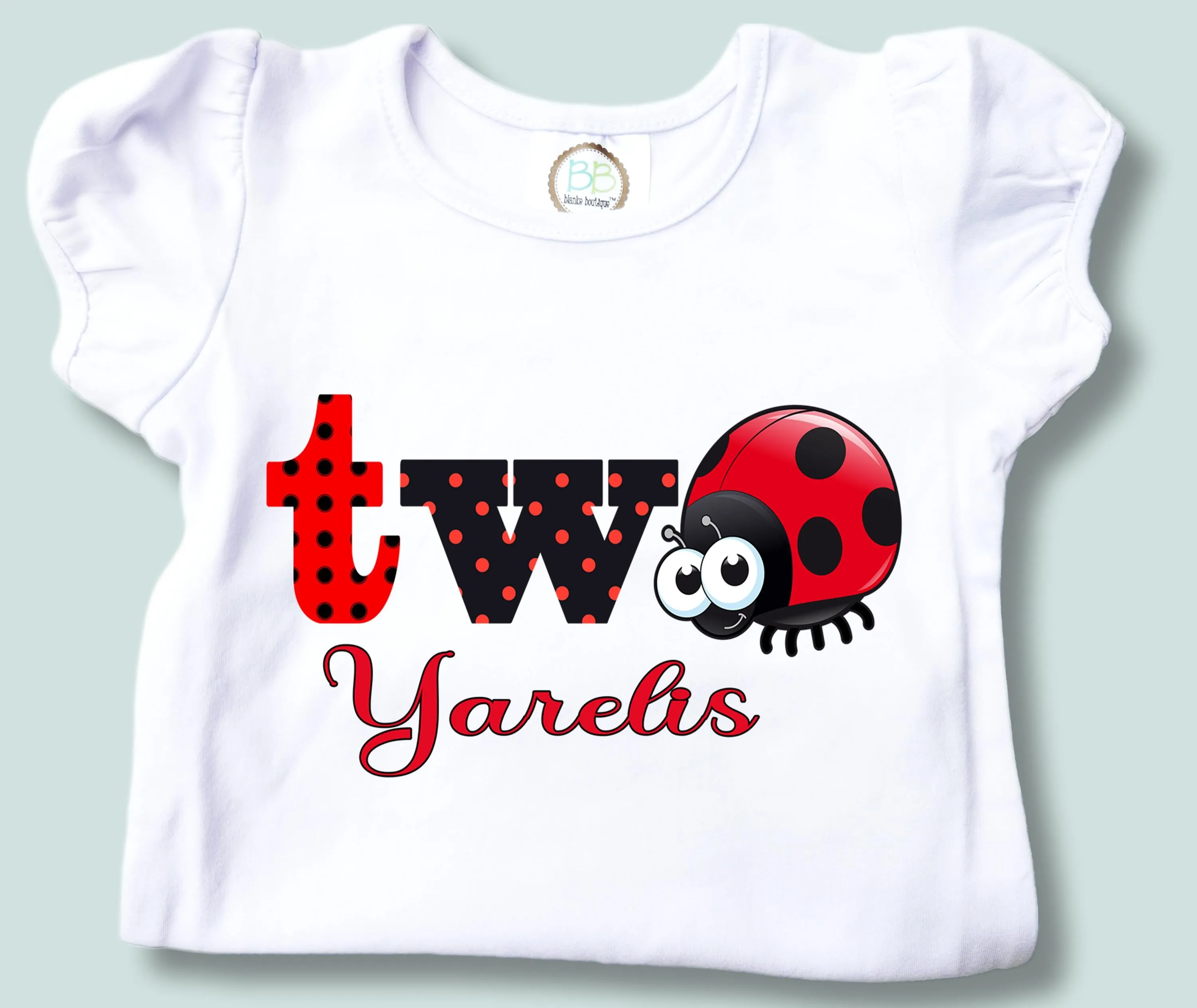 Ladybug tutu outfit, Girls Ladybug outfit, Little girls tutu birthday outfit, Girls ladybug shirt
