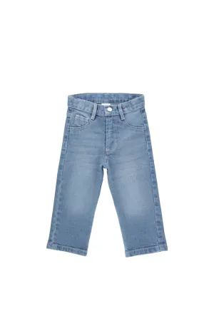Light Wash Straight Jeans