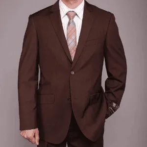 Men Light Brown Wedding Suit - Brown Groom Suit