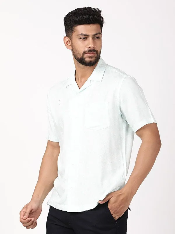 Men Printed Half Sleeve Rayon Blend Shirt