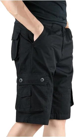 Men Shorts with Multi-Pocket Overalls and Men's Pants Summer Leisure Fashion Men's Pants Mens Cargo Chaps Shorts for