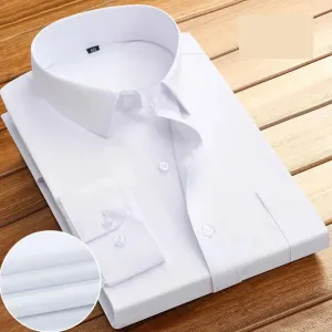 Men's Classic Striped Long Sleeve Shirt with Buttons | Ideal for All Seasons