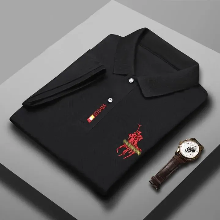 Men's Golf T-Shirts Short Sleeve Polo with Embroidered Logo TS35